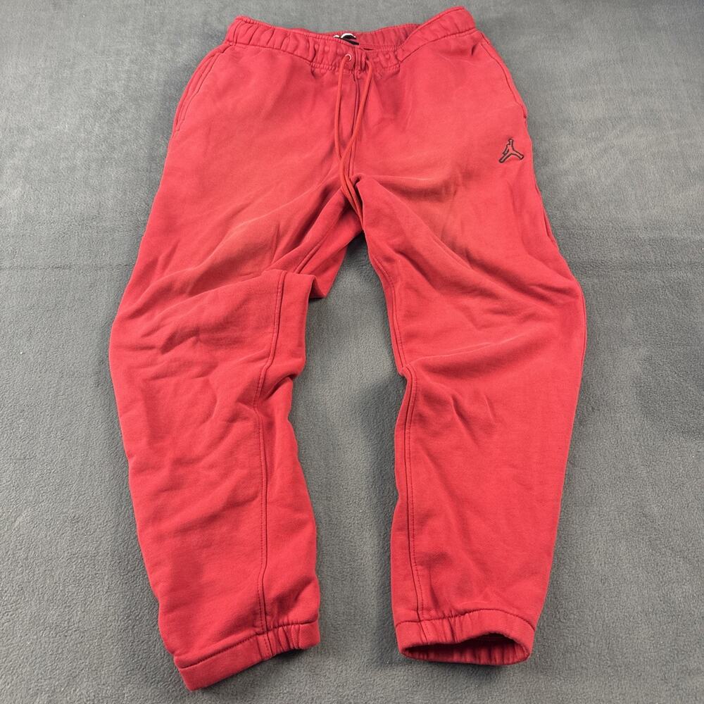 Nike Air Jordan Essentials Fleece Jogger Pants Gym Red Men's L
